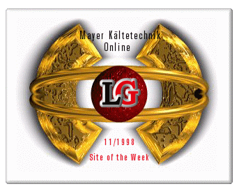 LG Award "Site of the Week 11/1998"