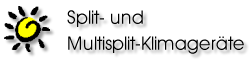 Split- und Multisplit-Klimagerte