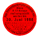 30.06.98 - Die Frist l�uft!